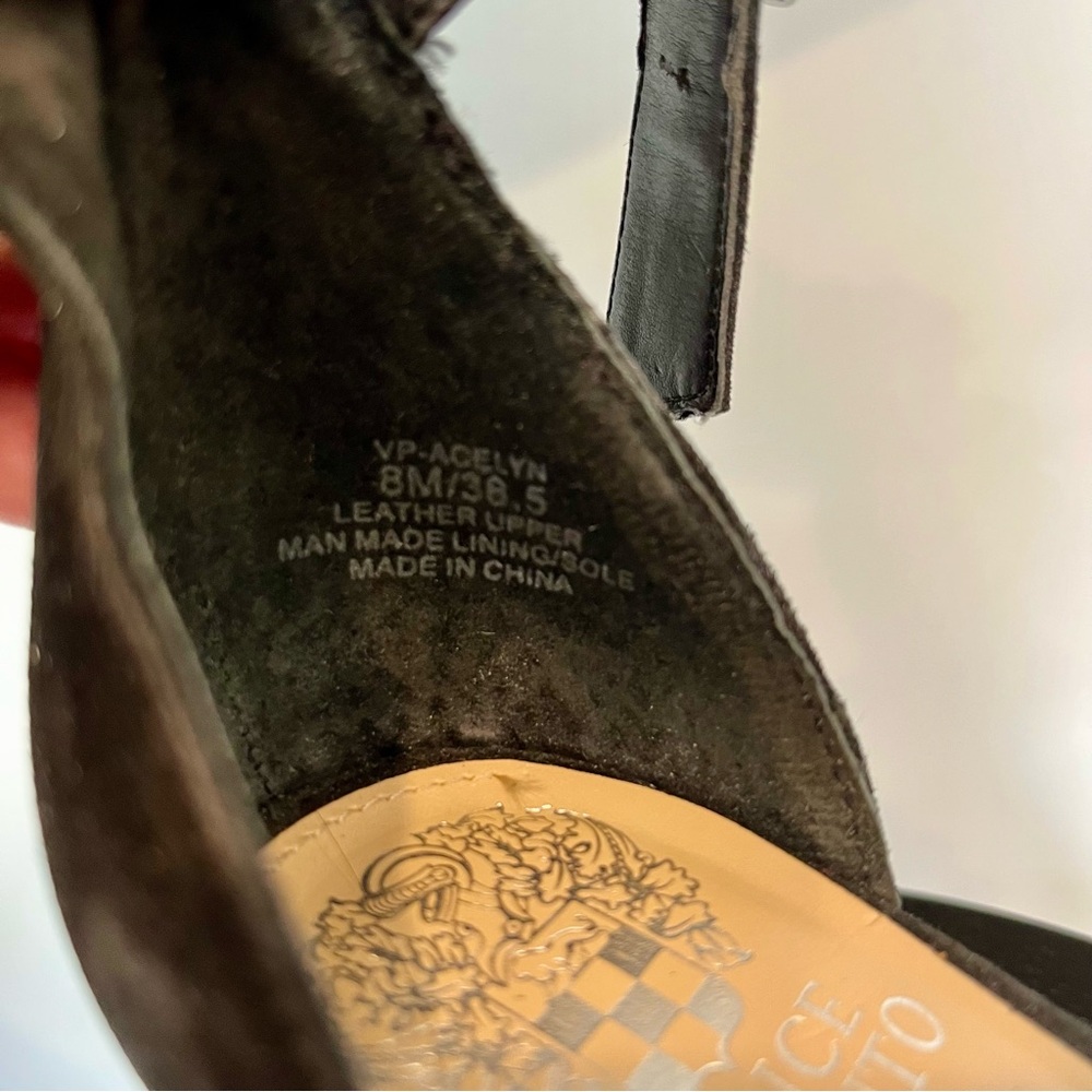 Vince Camuto ankle strap heels - Picture 6 of 8